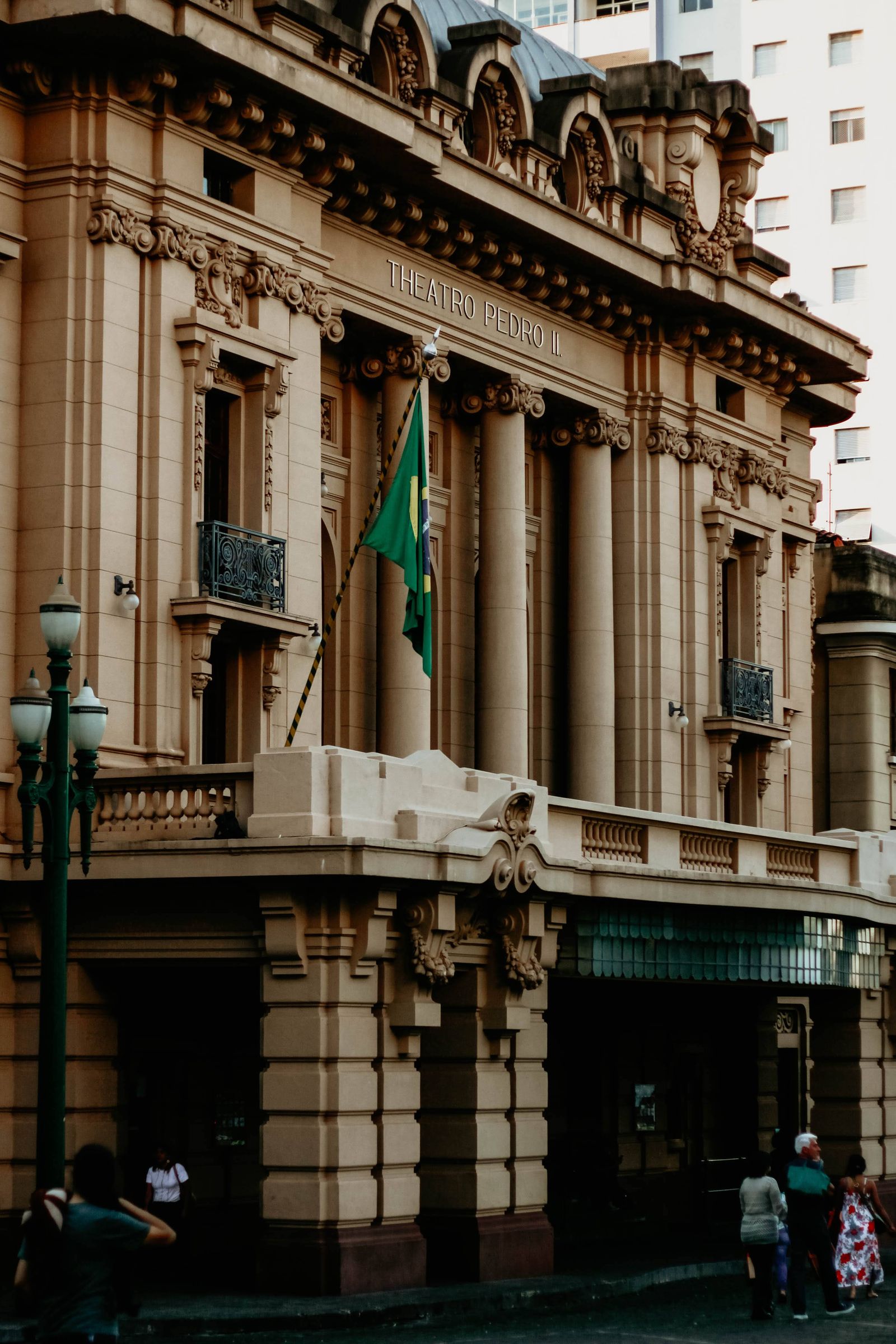Fachada do Theatro Pedro II em Ribeirão Preto